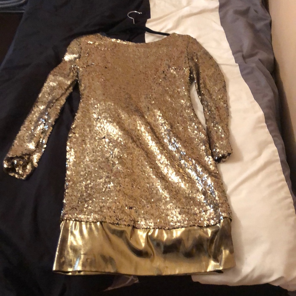 Yaya & co gold dress